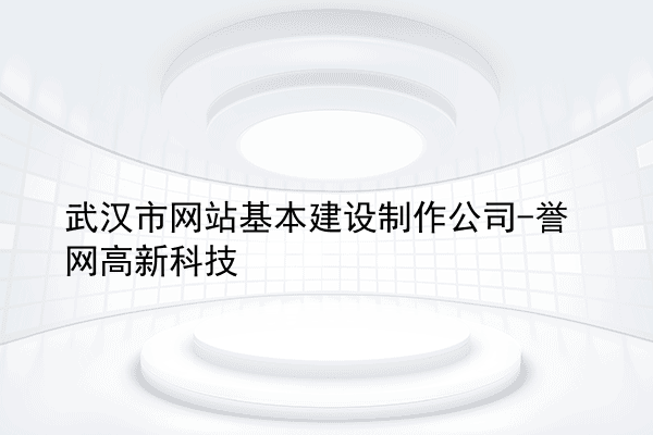 武汉市网站基本建设制作公司-誉网高新科技