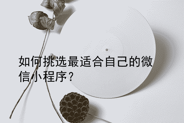 怎样找出适合自己的微信小程序？