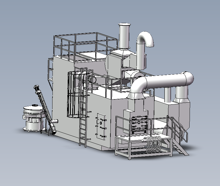 WSG系列臥式干燥機3D圖